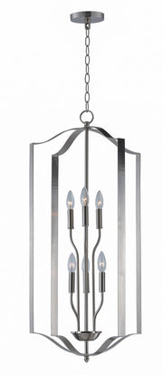 Maxim - 10038SN - Six Light Chandelier - Provident - Satin Nickel