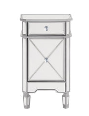 Elegant Lighting - MF6-1006S - Vanity Table - Contempo - Hand rubbed Antique Silver