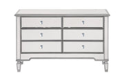Elegant Lighting - MF6-1017S - Dresser - Contempo - Hand rubbed Antique Silver