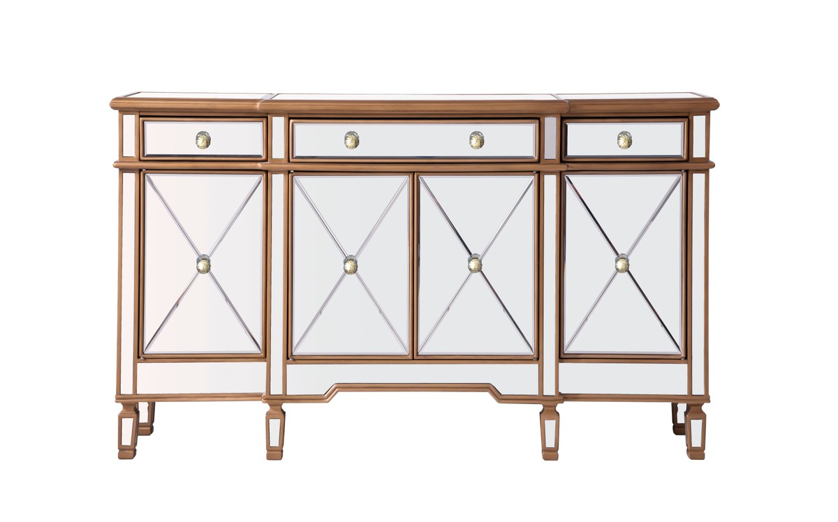 Elegant Lighting - MF6-1101GC - Cabinet - Contempo - Hand rubbed antique gold