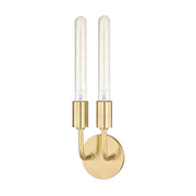 Mitzi - H109102-AGB - Two Light Wall Sconce - Ava - Aged Brass