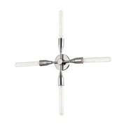 Mitzi - H116104-PN - Four Light Semi Flush Mount - Tara - Polished Nickel