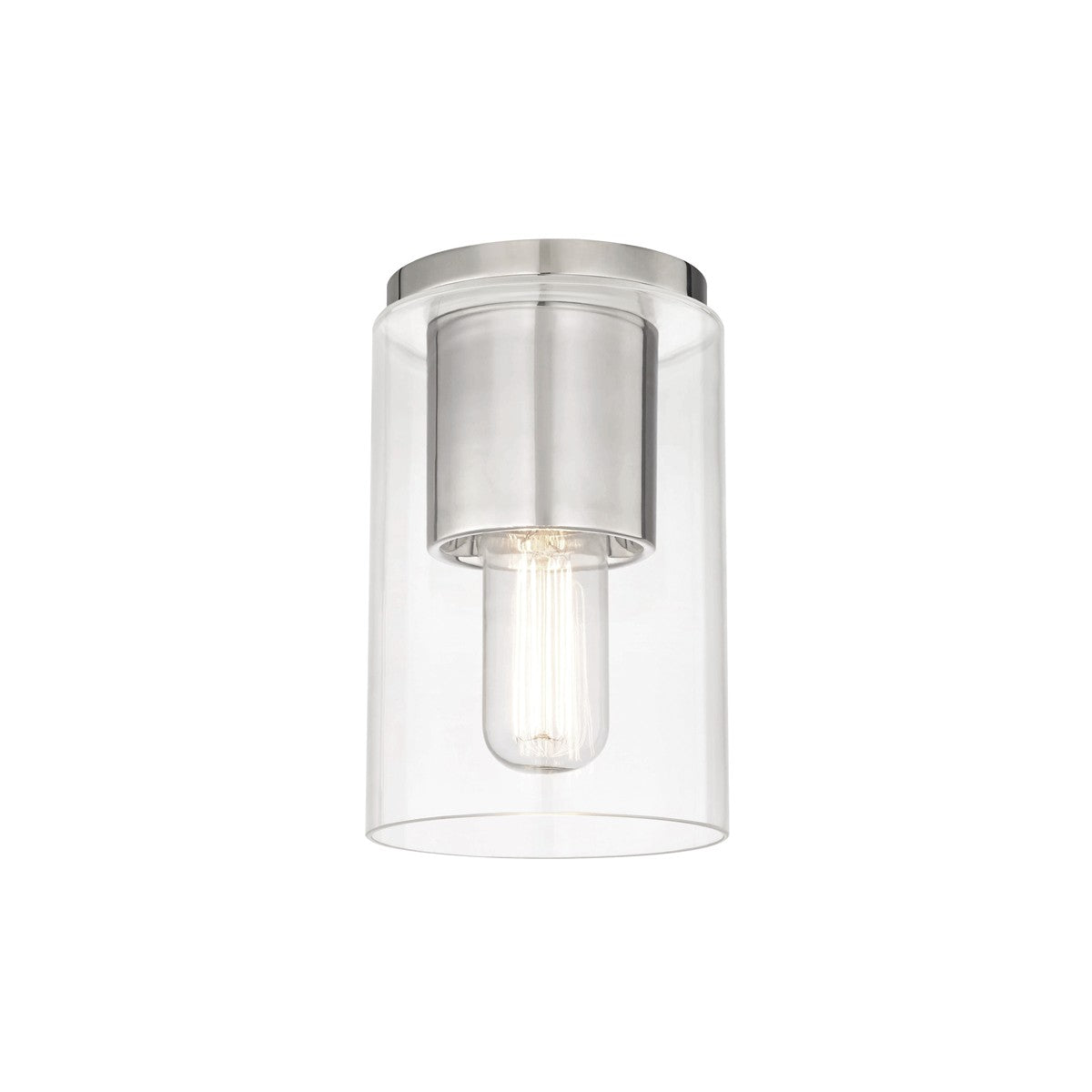 Mitzi - H135501-PN - One Light Flush Mount - Lula - Polished Nickel