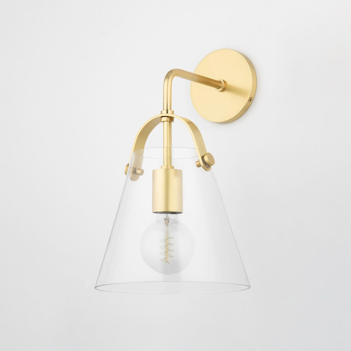 Mitzi - H162101-AGB - One Light Wall Sconce - Karin - Aged Brass