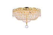 Elegant Lighting - V1900F14G/RC - Four Light Flush Mount - Century - Gold