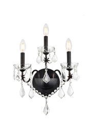 Elegant Lighting - V2015W3DB/RC - Three Light Wall Sconce - St. Francis - Dark Bronze