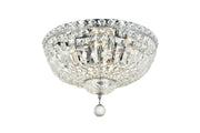 Elegant Lighting - V2528F16C/RC - Six Light Flush Mount - Tranquil - Chrome