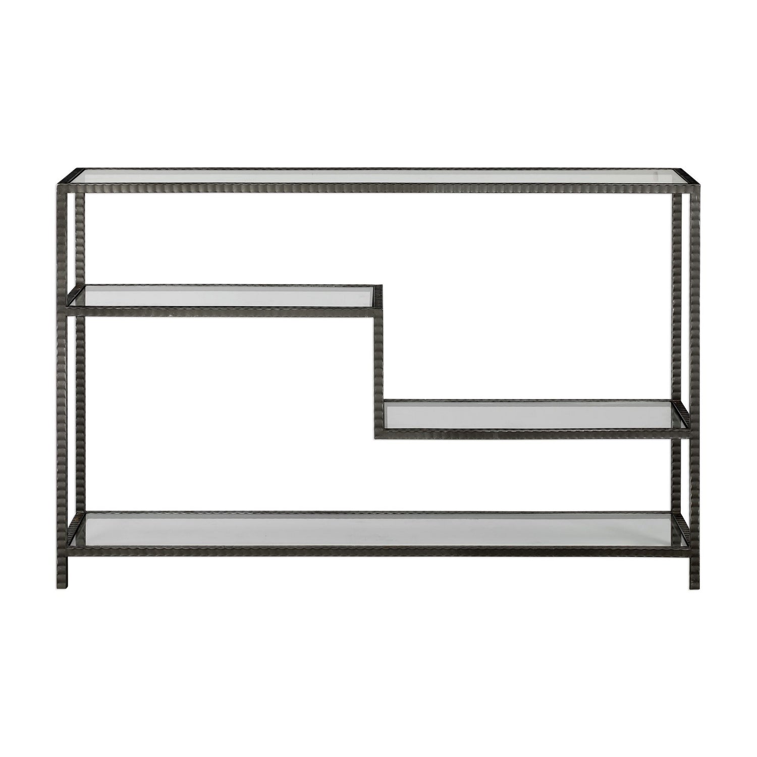 Uttermost - 24810 - Console Table - Leo - Aged Gunmetal