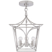 Visual Comfort Signature - KS 5143PN - Four Light Mini Lantern - Cavanagh - Polished Nickel