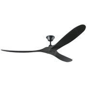 Visual Comfort Fan - 3MAVR70BKBK - 70"Ceiling Fan - Maverick - Matte Black