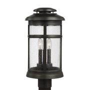 Visual Comfort Studio - OL14307ANBZ - Three Light Outdoor Post Lantern - Newport - Antique Bronze