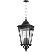 Generation Lighting - OL5414BK - Four Light Hanging Lantern - Cotswold Lane - Black