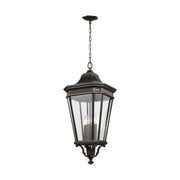 Generation Lighting - OL5414GBZ - Four Light Hanging Lantern - Cotswold Lane - Grecian Bronze