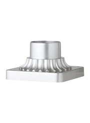 Generation Lighting - PIERMOUNT-PBS - Pier Mount Base - Outdoor Pier Mounts - Painted Brushed Steel