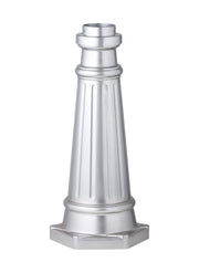 Generation Lighting - POSTBASE-PBS - Post Mount Base - Outdoor Post Base - Painted Brushed Steel