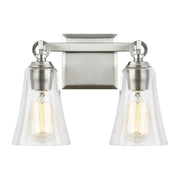 Visual Comfort Studio - VS24702SN - Two Light Vanity - Monterro - Satin Nickel