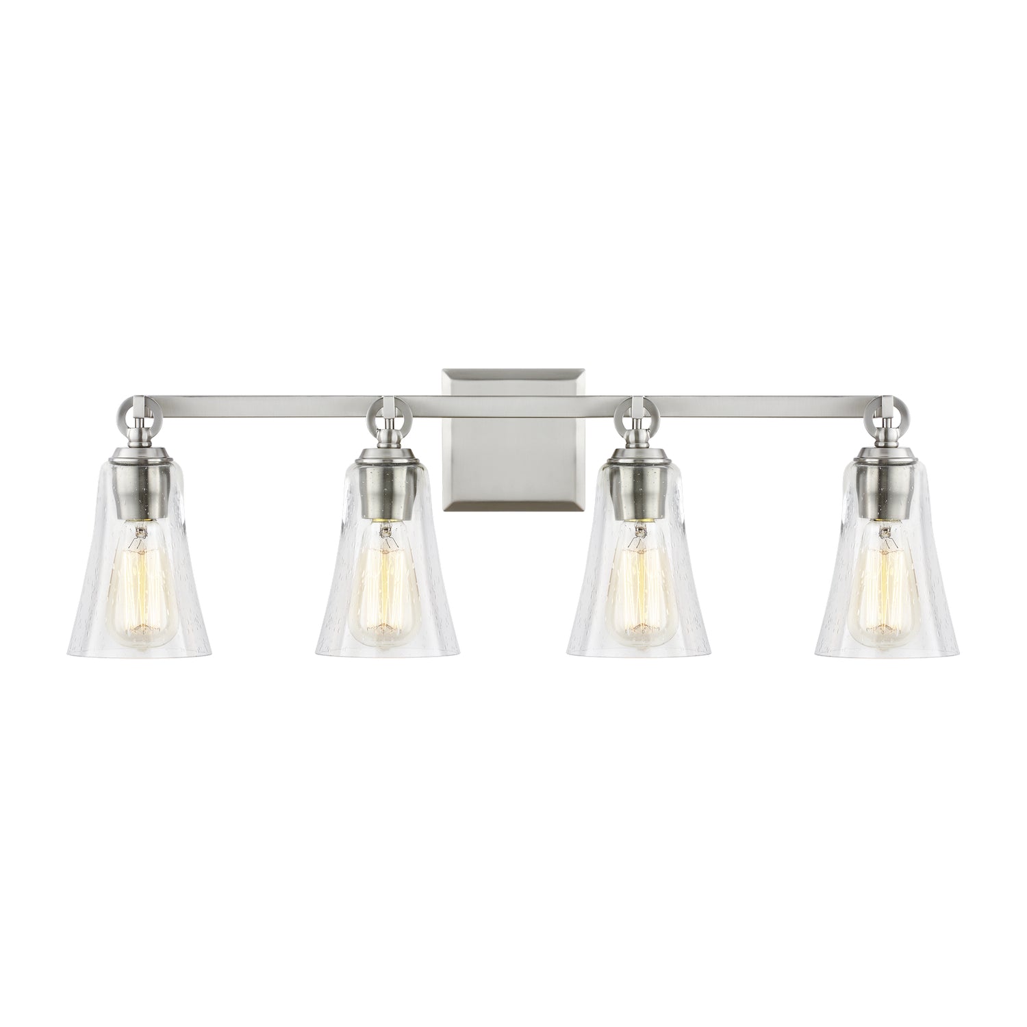 Visual Comfort Studio - VS24704SN - Four Light Vanity - Monterro - Satin Nickel