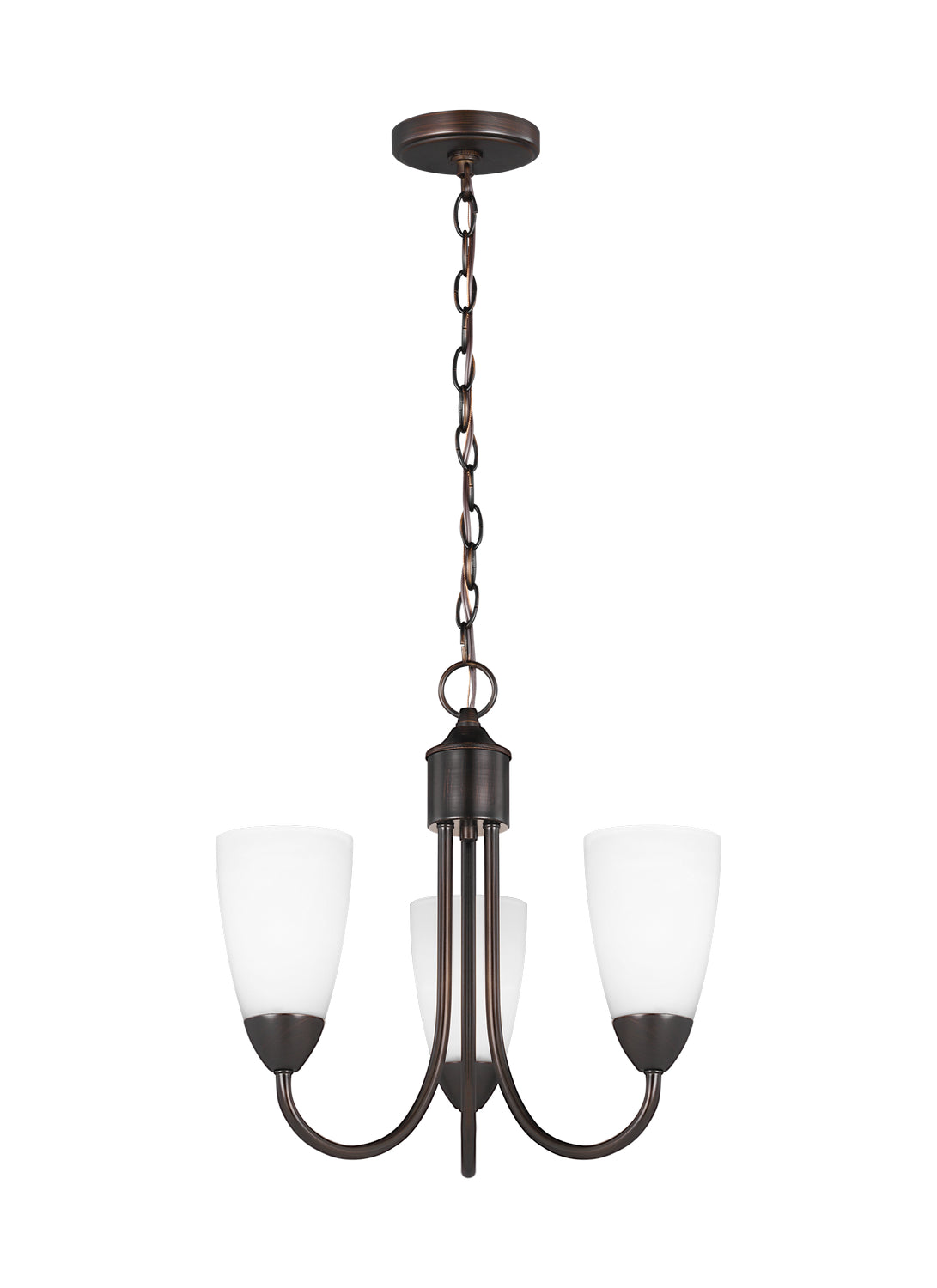 Generation Lighting - 3120203EN3-710 - Three Light Chandelier - Seville - Bronze