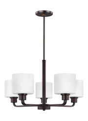 Generation Lighting - 3128805-710 - Five Light Chandelier - Canfield - Bronze
