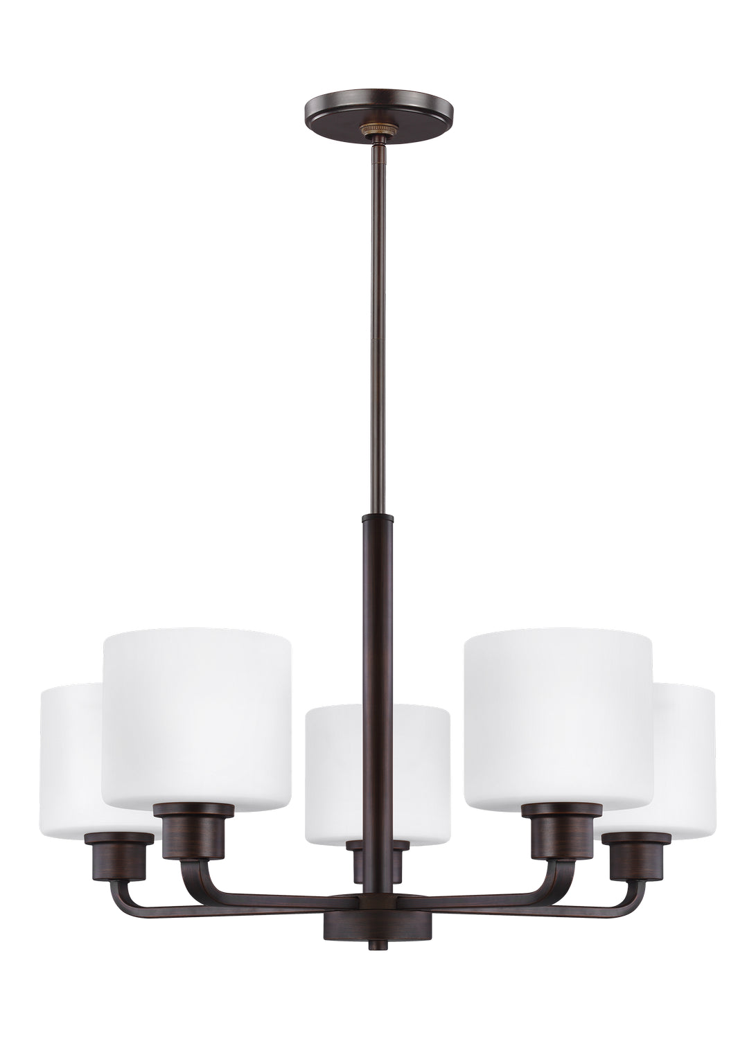 Generation Lighting - 3128805-710 - Five Light Chandelier - Canfield - Bronze