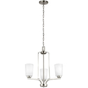 Generation Lighting - 3128903-962 - Three Light Chandelier - Franport - Brushed Nickel