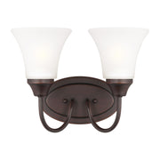 Generation Lighting - 44806EN3-710 - Two Light Wall / Bath - Holman - Bronze