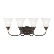 Generation Lighting - 44808-710 - Four Light Wall / Bath - Holman - Bronze