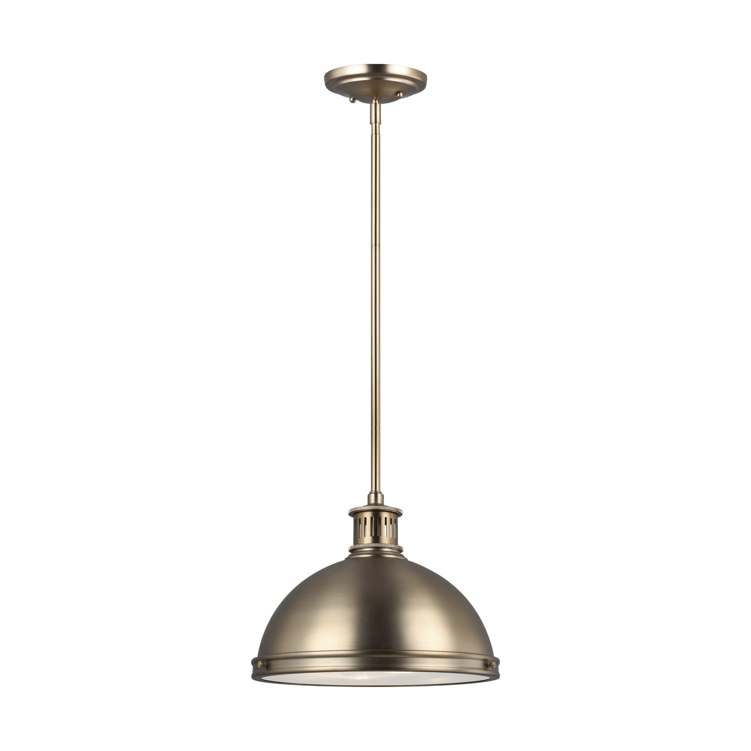 Generation Lighting - 65086EN3-848 - Two Light Pendant - Pratt Street Metal - Satin Brass