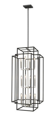Z-Lite - 454-42BK-BN - 12 Light Chandelier - Titania - Black / Brushed Nickel