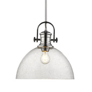 Golden - 3118-L CH-SD - One Light Pendant - Hines - Chrome