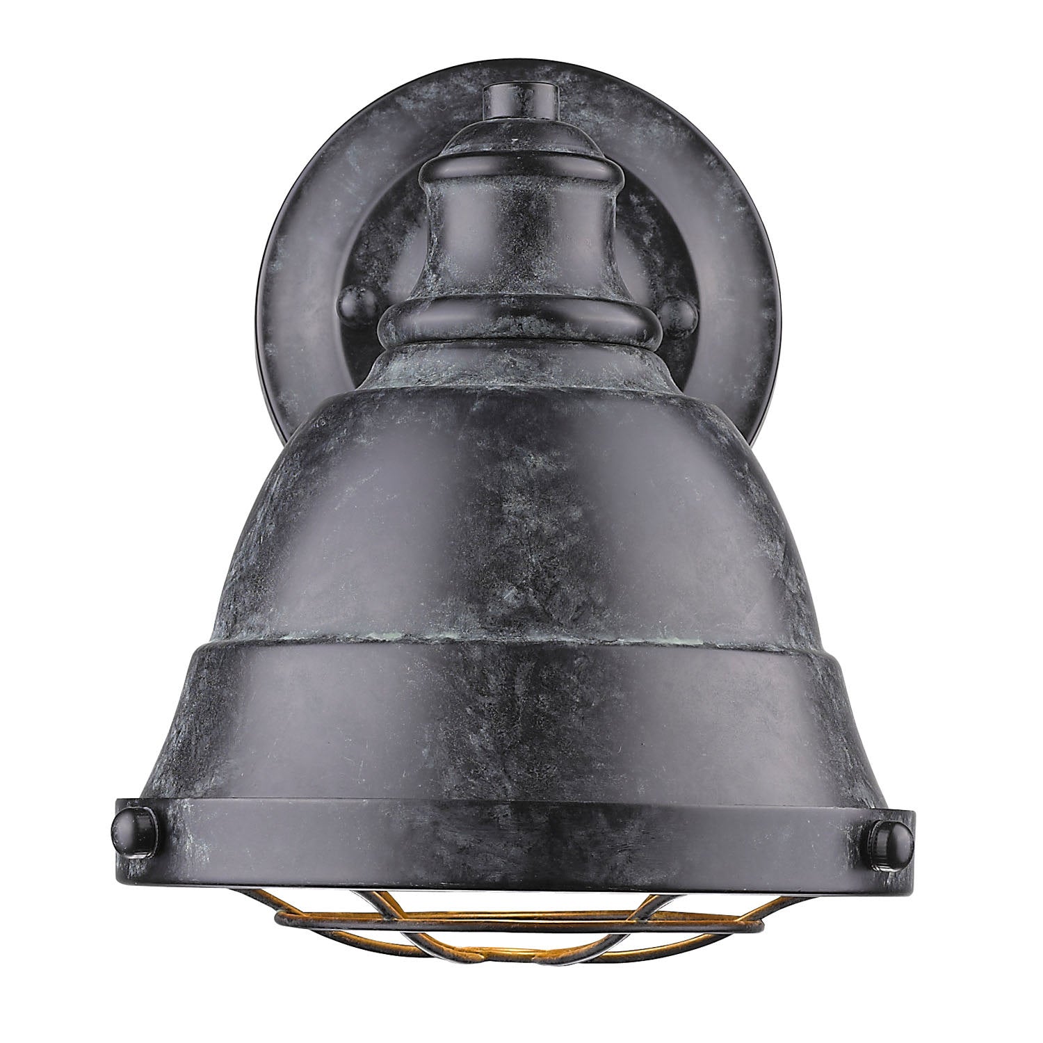 Golden - 7312-BA1 BP - One Light Bath Vanity - Bartlett - Black Patina