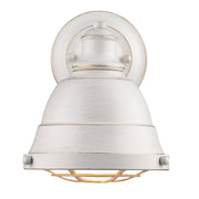 Golden - 7312-BA1 FW - One Light Bath Vanity - Bartlett - French White