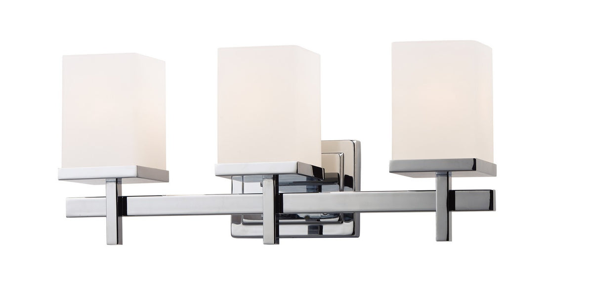 Maxim - 2153SWPC - Three Light Bath Vanity - Tetra - Polished Chrome
