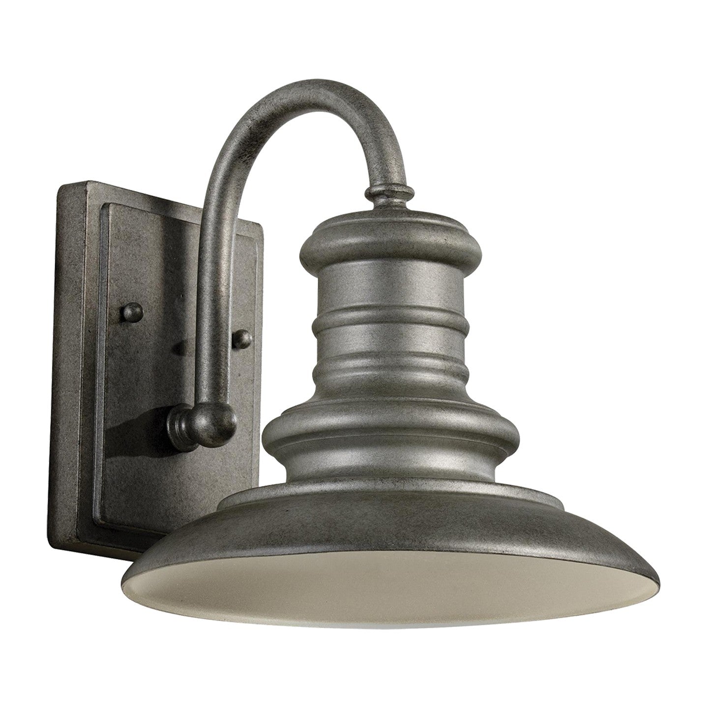 Generation Lighting - OL8600TRD-L1 - LED Outdoor Wall Sconce - Redding Station - Tarnished Silver