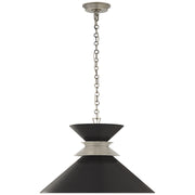 Visual Comfort Signature - CHC 5245AN-BLK - One Light Pendant - Alborg - Antique Nickel