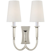 Visual Comfort Signature - TOB 2273PN-L - Two Light Wall Sconce - Delphia - Polished Nickel