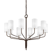 Troy Lighting - F6179-HBZ - Ten Light Chandelier - Juniper - Heritage Bronze