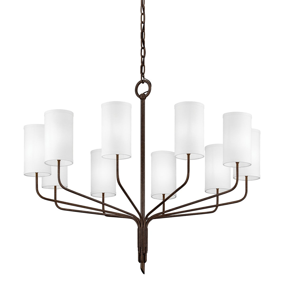 Troy Lighting - F6179-HBZ - Ten Light Chandelier - Juniper - Heritage Bronze