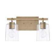 Capital Lighting - 128521AD-449 - Two Light Vanity - Greyson - Aged Brass