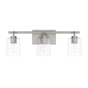 Capital Lighting - 128531BN-449 - Three Light Vanity - Greyson - Brushed Nickel