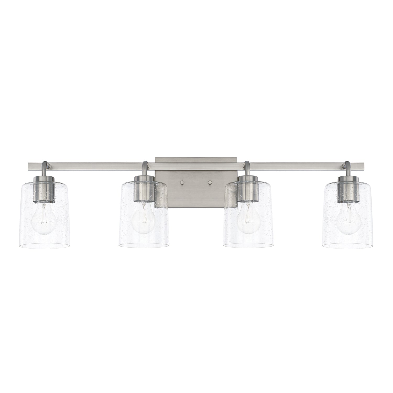 Capital Lighting - 128541BN-449 - Four Light Vanity - Greyson - Brushed Nickel