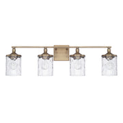 Capital Lighting - 128841AD-451 - Four Light Vanity - Colton - Aged Brass