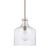 Capital Lighting - 325712AD - One Light Pendant - Crawford - Aged Brass