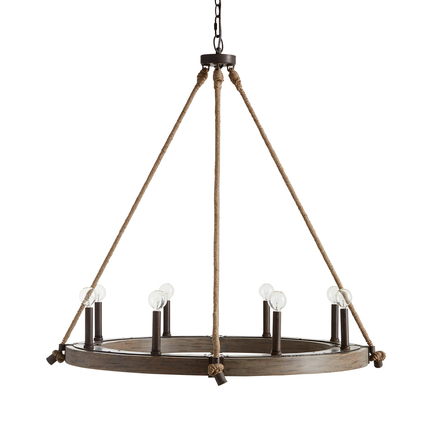 Capital Lighting - 429681NG - Eight Light Chandelier - Tybee - Nordic Grey