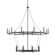Capital Lighting - 528702BI - 20 Light Chandelier - Lancaster - Black Iron