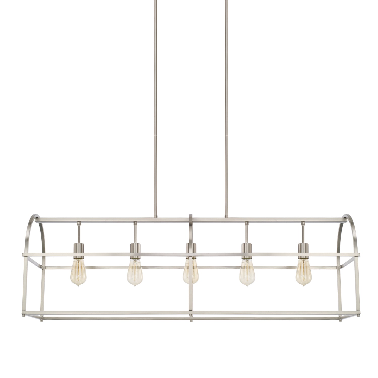 Capital Lighting - 825751BN - Five Light Island Pendant - Aubrey - Brushed Nickel