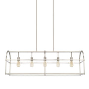 Capital Lighting - 825751BN - Five Light Island Pendant - Aubrey - Brushed Nickel