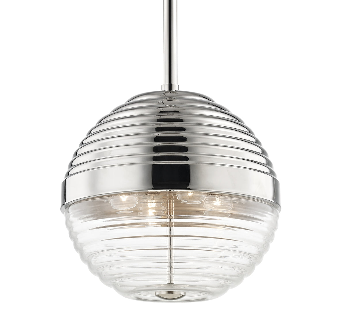 Hudson Valley - 1214-PN - Four Light Pendant - Easton - Polished Nickel