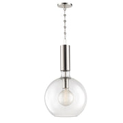Hudson Valley - 1413-PN - One Light Pendant - Raleigh - Polished Nickel