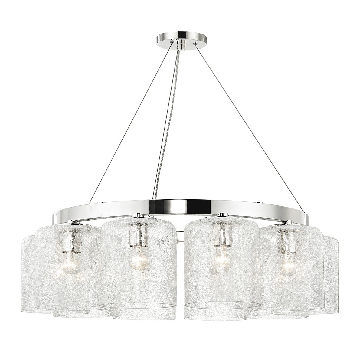 Hudson Valley - 3234-PN - Ten Light Chandelier - Charles - Polished Nickel